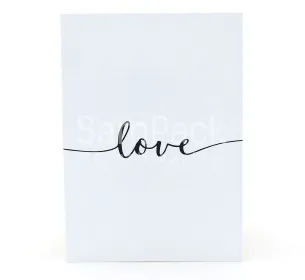 Открытки " LOVE " черн/белый фон  1/5 Открытки 1/5 
