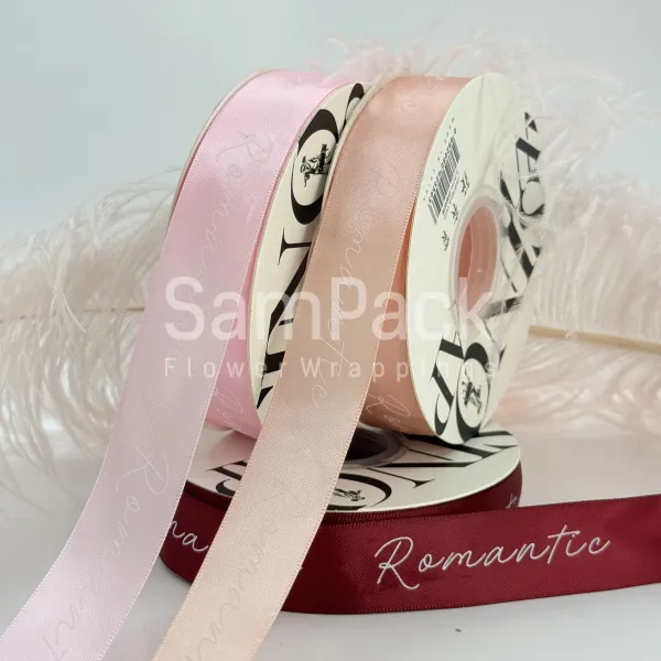Лента атлас "ROMANTIC"  2,5*45y