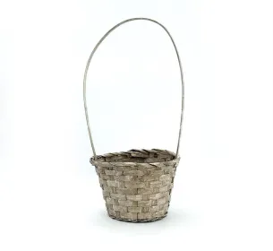 Корзина плет.(бамбук)  стакан коричневый арт.6123 Корзины бамбук