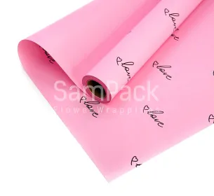 Пленка "Love" розовый 58*10 м 60мкр Пленка "Love"  58*10 м 60мкр