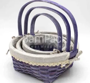 XS17-001 S/3 PALE LILAC бледно-сиреневый Корзины Китайские