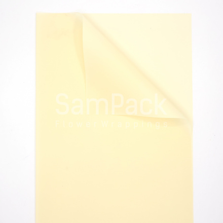 Пленка мат.листовая однотонная "LIGHT" кремовый №243 58*58 cm Пленка мат.листовая однотонная "LIGHT" 58*58 cm