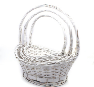 Корзины АЕ-2557 S/3 WHITE WASH - БЕЛЫЕ Корзины Китайские