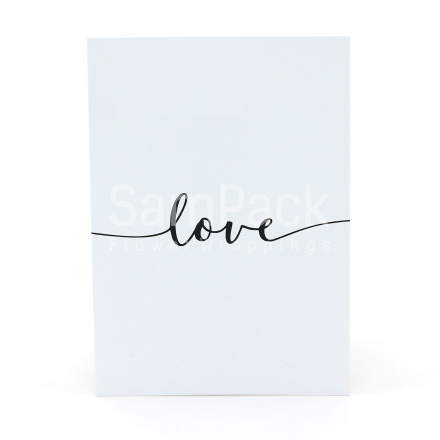 Открытки " LOVE " черн/белый фон  1/5 Открытки 1/5 