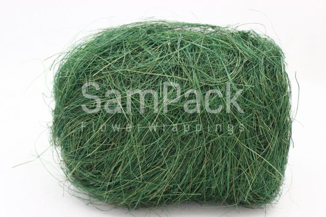 Sisal 250g Forest Green A30 темно-зеленый Сизаль 250 гр