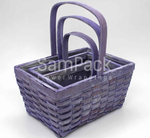 XS17-009 S/3 PALE LILAC бледно-сиреневый Корзины Китайские