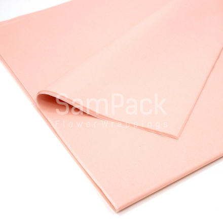 Бумага тишью однотонная наивно розовый 50*70 37л Бумага тишью однотонная  50*70 40л