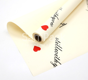 Пленка мат."ROMANTIC" бежевый 58*10м 65мкр Пленка мат."ROMANTIC"  58*10м 65мкр