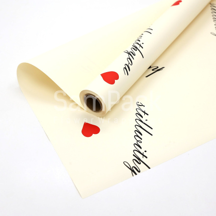Пленка мат."ROMANTIC" бежевый 58*10м 65мкр Пленка мат."ROMANTIC"  58*10м 65мкр