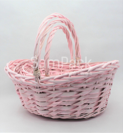 ZX 15-247 S/3 LT.PINK - светло-розовый  Корзины Китайские
