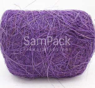 Sisal 250g Sparkling Purple A43 фиолетовый Сизаль 250 гр