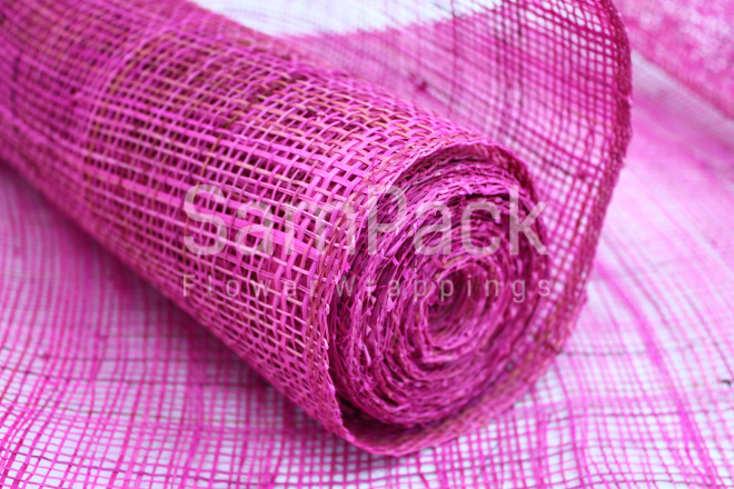 Burlap Roll 19*10y Fandango Pink B5 малина Burlap Roll 19*10y 