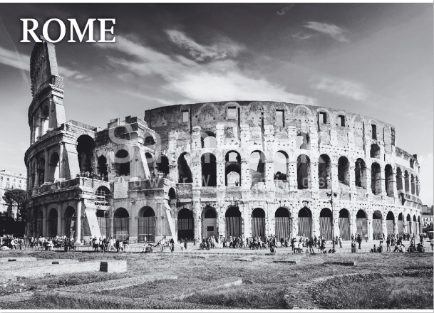 Бумага дизайнерская " ROME" 49*66см в упак.10шт Бумага дизайнерская 