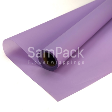 Пленка мат. " Pastel new" нежно-лиловый 60cm*10m Пленка мат. " Pastel new" 60cm*10m