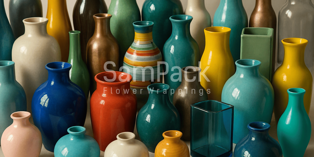 Вазы для цветов: от пластиковых до дизайнерских - SamPack.Store