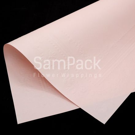 Бумага дизайн. "Барокко" нежно-розовый №03  53*53см в упак.10шт Бумага дизайнерская 