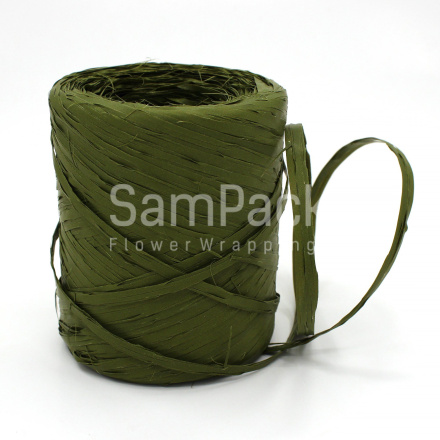 Рафия 1/200 PF 119000/ 36 оливковый Рафия PF однотонная