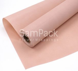  Упак.материал "Каффиновая бумага" персик(розовый) №161 60см*5м  Упак.материал водонепрониц."Каффиновая бумага" 60см*5м