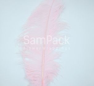 Перья страус нежно- розовый  60см Перья страус 60см 