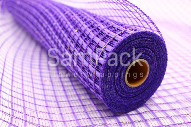 Акцент+золото MSP-12(PURPLE)- Фиолетовая Сетка Акцент+золото