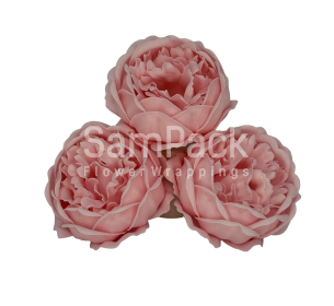 Декоративный цветок-мыло "Пион" нежно-розовый №4 9*7cm 9шт Декоративный цветок-мыло "Пион" 