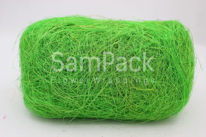 Sisal 250g Sunny Lime A26 салатовый Сизаль 250 гр