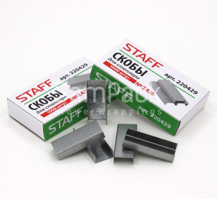 Скобы STAFF 220429 № 24 (1000 шт) Степлер
