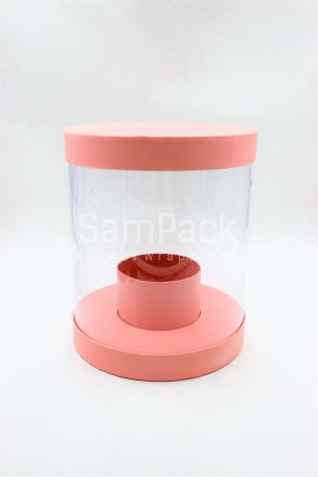 Цилиндр -АКВАРИУМ розовый Цилиндр -аквариум по 1 шт