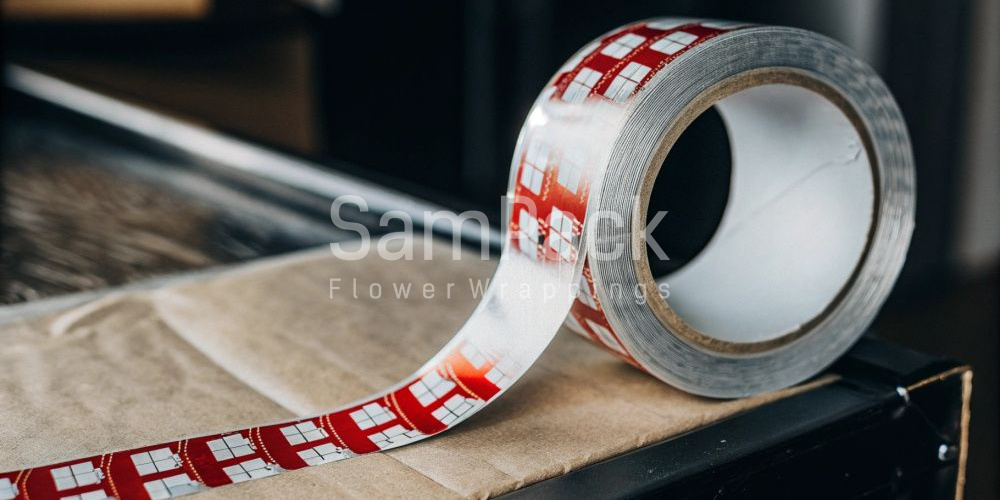 Скотч для упаковки: какие виды подходят для цветов и подарков - SamPack.Store