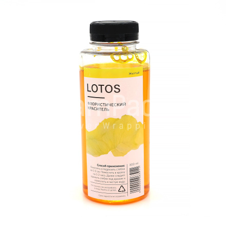 Краска для окраш.жив.цветов "LOTOS" желтый 300мл Краска для окраш.жив.цветов "LOTOS" 300мл
