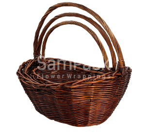 ZX -5781S/3 BROWN коричневые Корзины Китайские