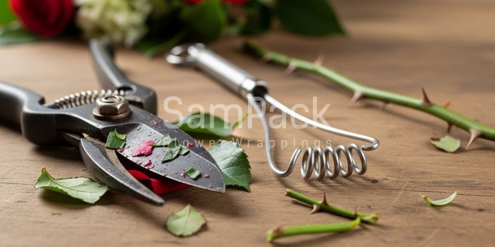 Секатор и шипосниматель: необходимые инструменты флориста - SamPack.Store