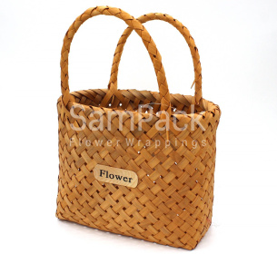 Корзина плет.(секвойя) 25*15*21см натур. арт 3095 Корзины секвойя