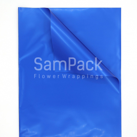 Пленка мат. "Корейская"  bright blue 58*58 20л Пленка мат. 58*58 20л "Корейская"