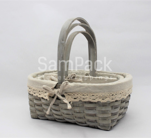 XS17-002 S/3 GRAY - серый Корзины Китайские