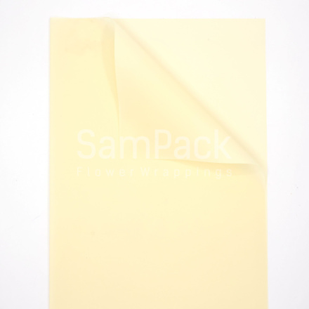 Пленка мат.листовая однотонная "LIGHT" кремовый №243 58*58 cm Пленка мат.листовая однотонная "LIGHT" 58*58 cm