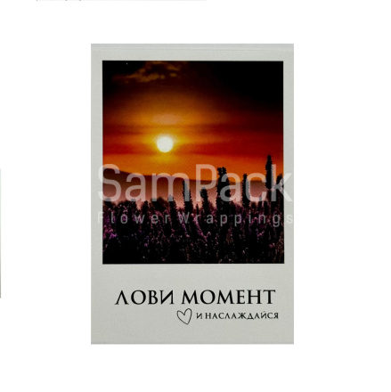 Открытки " Лови момент и наслаждайся"  1/5 Открытки 1/5 
