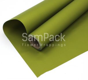 Матовая бумага 50см*10м оливковый Бумага мат.50см*10м(бамбук) (NS)