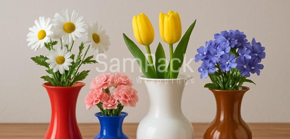 Пластиковые вазы для цветов: преимущества и идеи декора - SamPack.Store