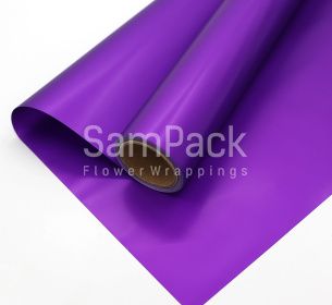 Пленка мат." Презент" 231 deep purple  фиолетовый 58*10м 65мкр Пленка мат." Презент" 58*10м 65мкр