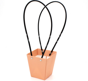 Сумочка трапец.мини персиковый 10*9*6,5 (171J/6) Сумочка трапец.мини 10*9*6,5