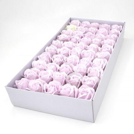 Розы из мыльной пены бледно-розовый 5,5*4 50шт(55/2) Розы из мыльной пены