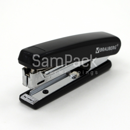 Степлер BRAUBERG 222545 № 10 черный Степлер