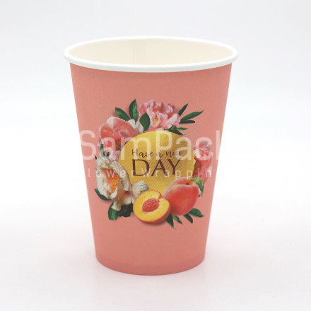 Стаканчик для цветов " Have a nice day" 13*9 ( 7358487 в упак 10 шт) Стаканчик для цветов 13*9 (в упак 10 шт)