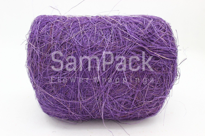 Sisal 250g Sparkling Purple A43 фиолетовый Сизаль 250 гр