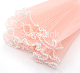 Сетка "Плиссе" неж.розовый №165 30cm*5y Сетка "Плиссе" 30cm*5y