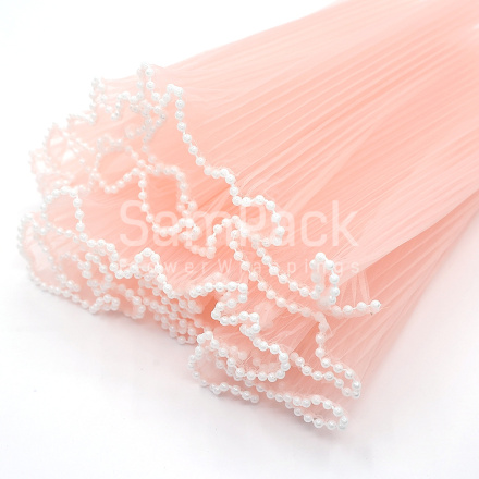 Сетка "Плиссе" неж.розовый №165 30cm*5y Сетка "Плиссе" 30cm*5y