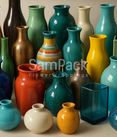 Вазы для цветов: от пластиковых до дизайнерских - SamPack.Store