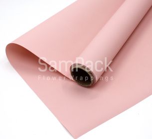 Матовая бумага 50см*10м розовый Бумага мат.50см*10м(бамбук) (NS)