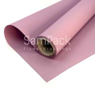 Пленка мат. "Satin" сиреневый  50*10 м 65мкр Пленка мат. "Satin"  50*10 м 65мкр